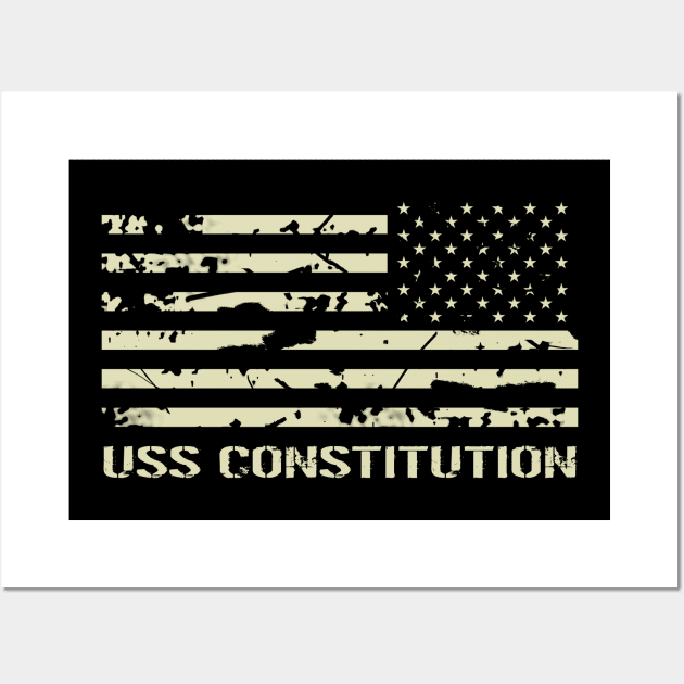 USS Constitution Wall Art by Jared S Davies